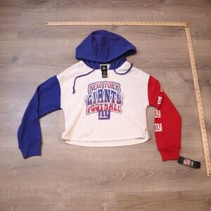 NFL New York‎ Giants Girls Cropped Hoodie Size XS